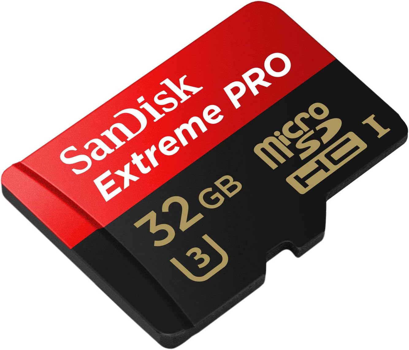 SanDisk Extreme Pro U3 V30 A1 32GB microSDHC Memory Card for DJI Drones Works with Avata and Goggles 2 (SDSQXCG-032G-GN6MA) Class 10 Bundle with 1 Everything But Stromboli MicroSDHC & SD Card Reader