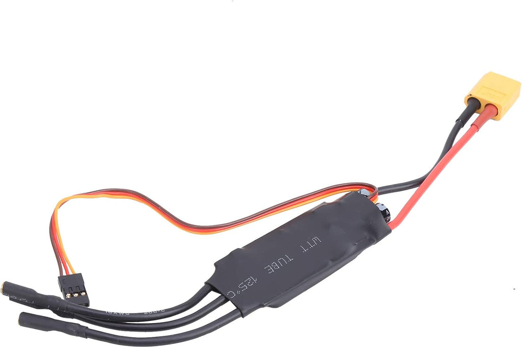 VGEBY Brushless ESC, 40A RC Brushless Motor Electric Speed Controller 5V/3A BEC Output for RC Drone Airplanes Accessory Modeling Accessories 50 Amp Esc Airplane Brushless Esc