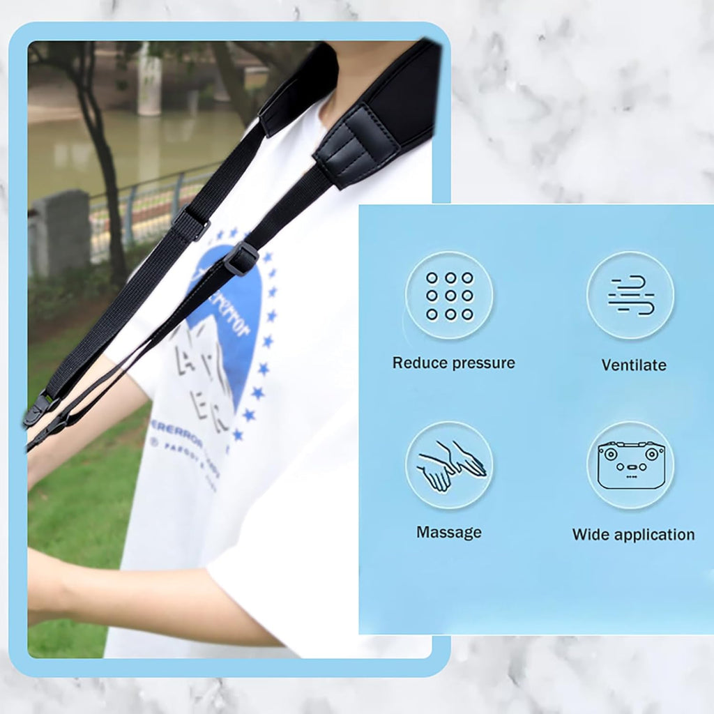 LICHIFIT Neck Strap Decompression Massage Lanyard for DJI RC-N1 / RC-N2 - Hanging Belt Sling Rope with Buckle for DJI Mini 3 Pro/Mavic 3 Pro/Mavic Air 2 Drone Remote Controller
