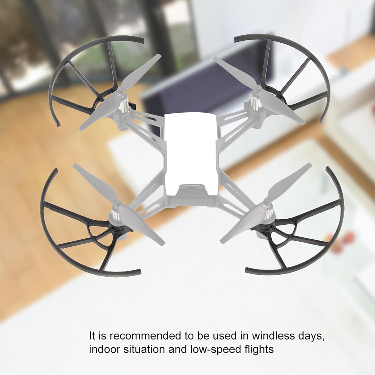 4pcs / Set Drone Propellers Protectors Blades Guard Protective Cover Accessory for Safe Flying Indoor and Low Speed Flights Quick Release Props Bumper Protector