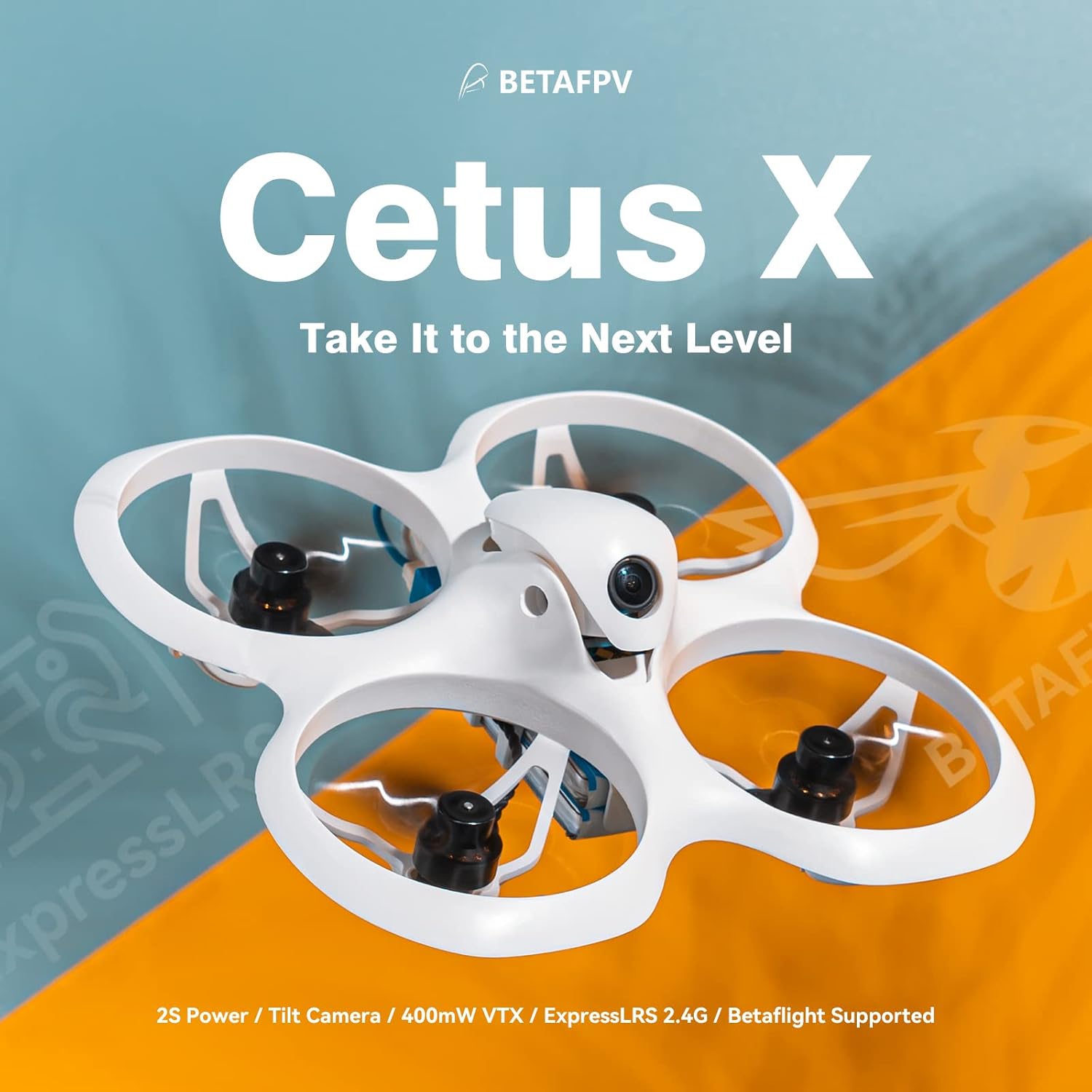 BETAFPV Cetus X FPV Kit with Betaflight FC LiteRadio 3 Transmitter C04 Cam VR03 Goggles with DVR Recording Function, Supported 2S Power Advanced RTF Kit for FPV Beginners to Fly Faster Further-ELRS V3
