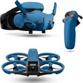 Drone Skin Compatible with DJI Avata 2 Bundle (2024) - Solid Blue - Premium 3M Vinyl Protective Wrap Decal Cover - Easy to Apply | Crafted in The USA by MightySkins