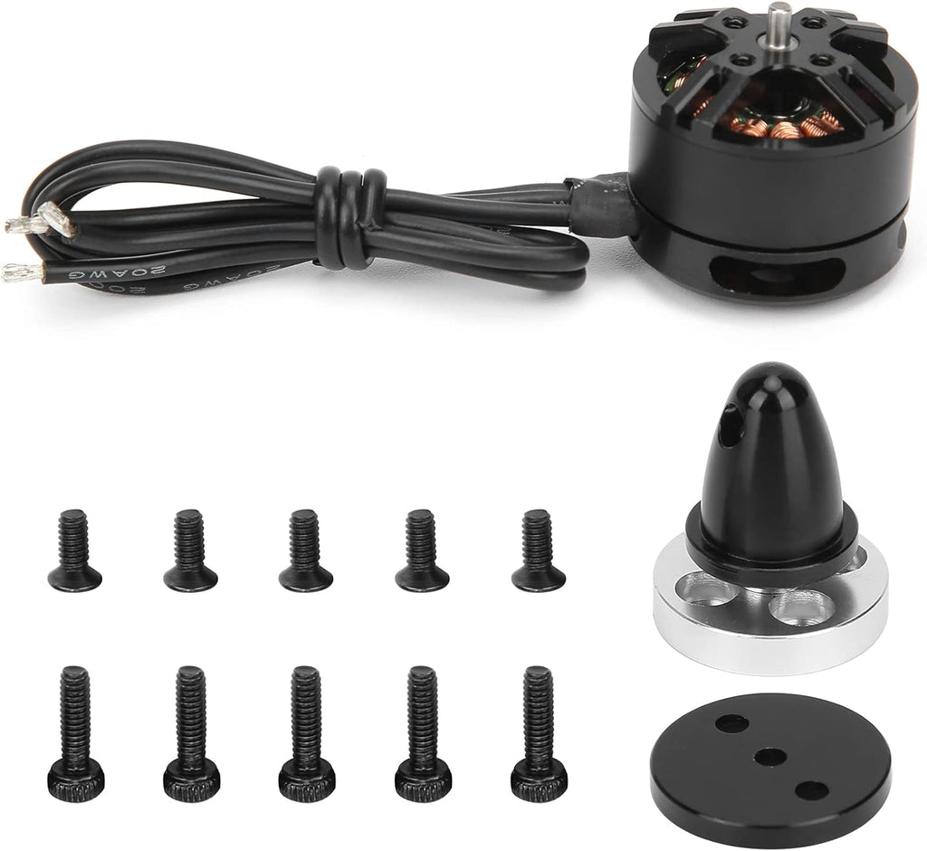 Brushless Motor, High-Speed 2300KV Replacement with Adapter, BE1806 RC Motor for Drone Enthusiasts, RC Quadcopter and Multicopter Modeling Projects