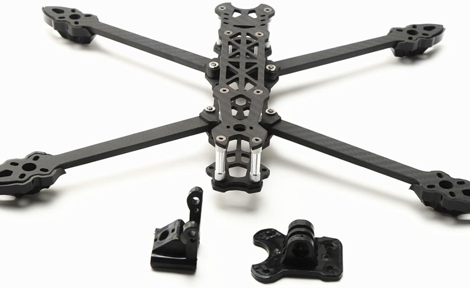 HXBER Mark4 7inch 295mm with 5mm Arm Quadcopter Frame 3K Carbon Fiber 7'' FPV Freestyle Racing Drone with Black Print Parts for DIY FPV