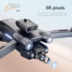 Sonilco S1S Mini Drone with Dual Lens Camera, Brushless Motor, 4-Sided Obstacle Avoidance, LED Light Bar, Altitude Hold, One-Key Return, Wi-Fi FPV, 18min Flight Time, 2 Batteries ¨C Foldable Design (Ages 14+)