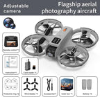 Drone with Camera for Adult Beginners, Brushless Motor, One Key Take Off/Land, Optical Flow Positioning Gesture Photo Video RC Quadcopter with Body Light 2 Battery CZ26 Drones Gift for Adults Beginner