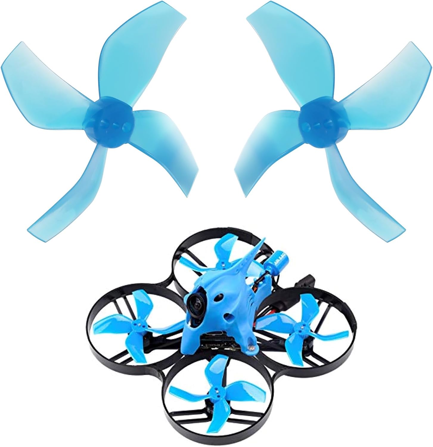 16PCS 2020 4-Blade Propellers with 1.5 mm Shaft Compatible with Beta85X HD Digital VTX Drone 1103 8000KV & 1105 5000KV Brushless Motors