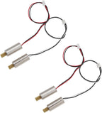 Create idea 4Pcs Quadcopter Motor Forward/Reverse Motor Compatible with E88 E88PRO E88MAX E525 E99 E99PRO P1 P5PRO RC Drone, 7x16mm
