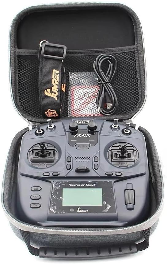 Jumper T12 MAX 2.4G ELRS Hall Gimbals Transmitter EDGETX Full Function Multi-Module Radio Remote Controller for RC FPV Drone (T12 MAX Hall 2.4G)
