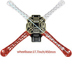 QWinOut F450 Drone Frame Kit 4-Axis Airframe 450mm Quadcopter Frame Kit with Landing Skid Gear