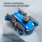 8K HD Triple Lens Drone with Carbon Fiber Frame, 50 Min Flight, 360¡ã Obstacle Avoidance & Brushless Motors | Optical Flow Hover, Headless Mode for Adults