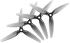 16pcs Fpv Drone Props Propeller: HQProp Ethix S5 Light Grey 5x4x3 Tri-Blade 5 Inch Props for 4S 6S FPV Freestyle Racing,8xCW 8xCCW