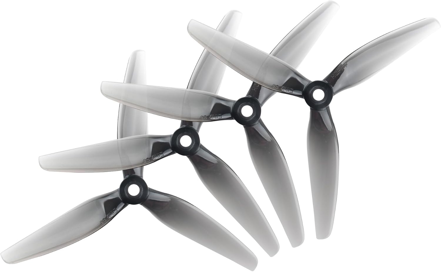 16pcs Fpv Drone Props Propeller: HQProp Ethix S5 Light Grey 5x4x3 Tri-Blade 5 Inch Props for 4S 6S FPV Freestyle Racing,8xCW 8xCCW