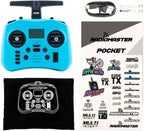Radiomaster Pocket ELRS Remote Controller Portable Hall Gimbal EdgeTX 2.10.5 Transmitter with LED Light for FPV Drone/RC Helicopter&Car Boats&Multirotor (Battery Not Included)