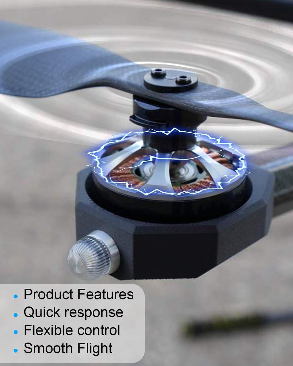 FPV Drone Motor 2306.5 1800KV 6S Brushless Motor Fit for FPV Racing Drone QAV Quadcopter, 4 Pcs