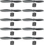 6045 rc Plane Propeller, 6x4.5 Plane Propeller Drone Propeller is Suitable for Quadror Drone Vector Stunt Plane Propeller 10 Pieces of Fixed Pitch Propeller.wurenji