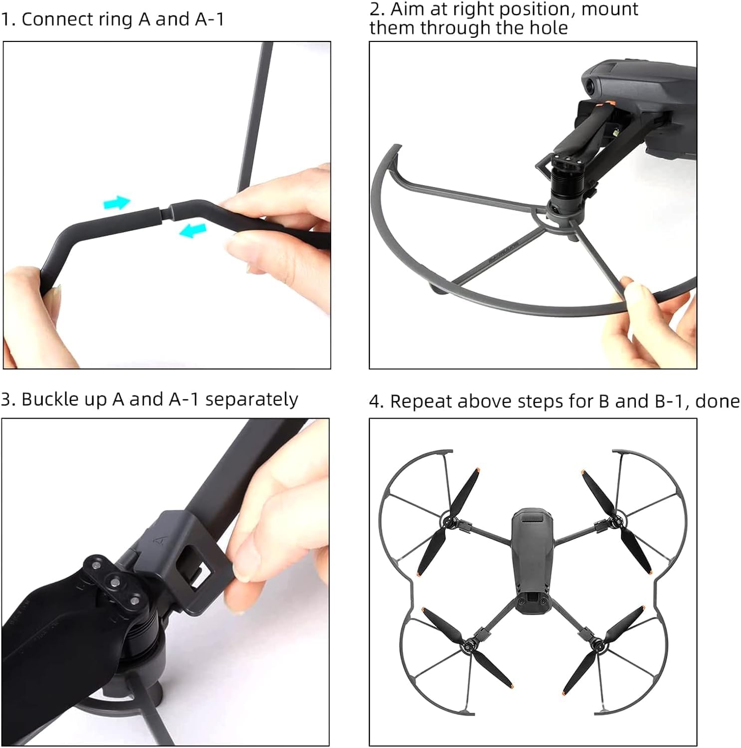 Propeller Guard for DJI Mavic 3 Pro/Cine/Mavic 3 Classic Quick Release Prop Blade Guard for DJI Mavic 3 Series and Mavic 3E, Mavic 3T, Mavic 3M Drone Accessories
