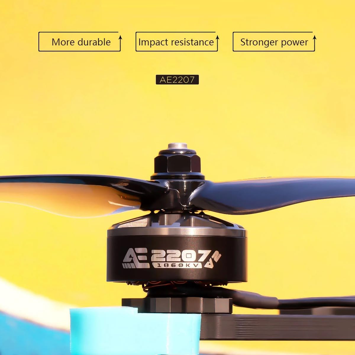 Axisflying 4pcs AE2207 V2 2207 1860KV 6S FPV Brushless Motor with 5mm Shaft for FPV Racing Drone Quadcopter