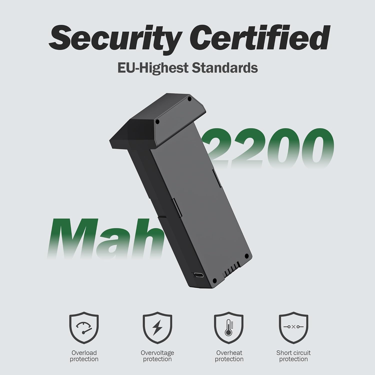 Rechargeable Modular Battery Suitable for Models K610/K600/K600GPS, Camera Drone with Modular Battery, efficient and Long-Lasting Flight
