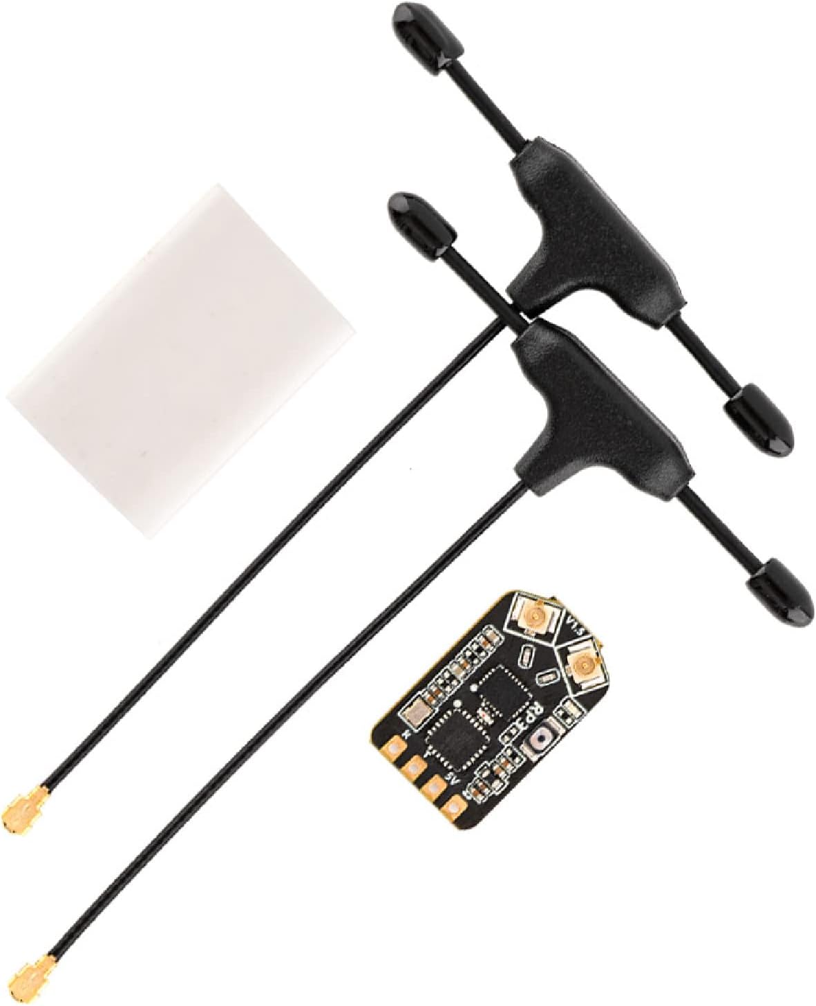 RadioMaster RP3 ELRS FPV Receiver - 2.4ghz ExpressLRS Nano Receiver Drone RX Module with 65mm UFL T Antenna for FPV Drone Tiny Whoop Fixed-wing RC Plane by Speedybee