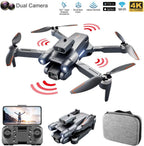 Sonilco S1S Mini Drone with Dual Lens Camera, Brushless Motor, 4-Sided Obstacle Avoidance, LED Light Bar, Altitude Hold, One-Key Return, Wi-Fi FPV, 18min Flight Time, 2 Batteries ¨C Foldable Design (Ages 14+)