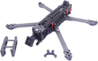 VERBANA RC FPV Drone 7inch/8inch Carbon Fiber Frame Kit with 3D Printing Parts for O3 Air Unit HD Carbon Fiber FPV Drone Quadcopter Accessories Kit(7 inch)