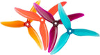 16pcs Fpv Drone Props Propeller: Gemfan Hurricane 51499 Tri-Blade 5 Inch Props for 4S 6S FPV Freestyle Racing, 8xCW 8xCCW