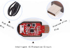 2 Pcs 3.7V 1200mAh 25C 903052 Rechargeable Lipo Battery with USB Charger for HQ898B H11D H11C RC Quadcopter Drone Spare Parts