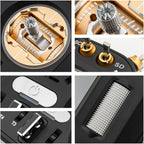 V16Max ELRS CNC Hall Gimbals Radio Transmitter, 16 Channels, 2.4G, Mode 2, for RC Drone (Gold)