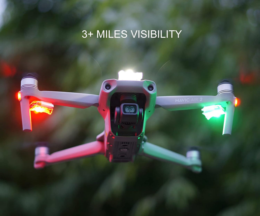 VIFLY Drone Strobe Light, Anti Collision Light for FAA Drone Night Flying, Fits DJI Mini 3 Pro/Mini 4 Pro/Mini 2/Air 3/Air 3S/Mavic 3/Mavic 2/Avata/Neo/Flip(1pc pack)