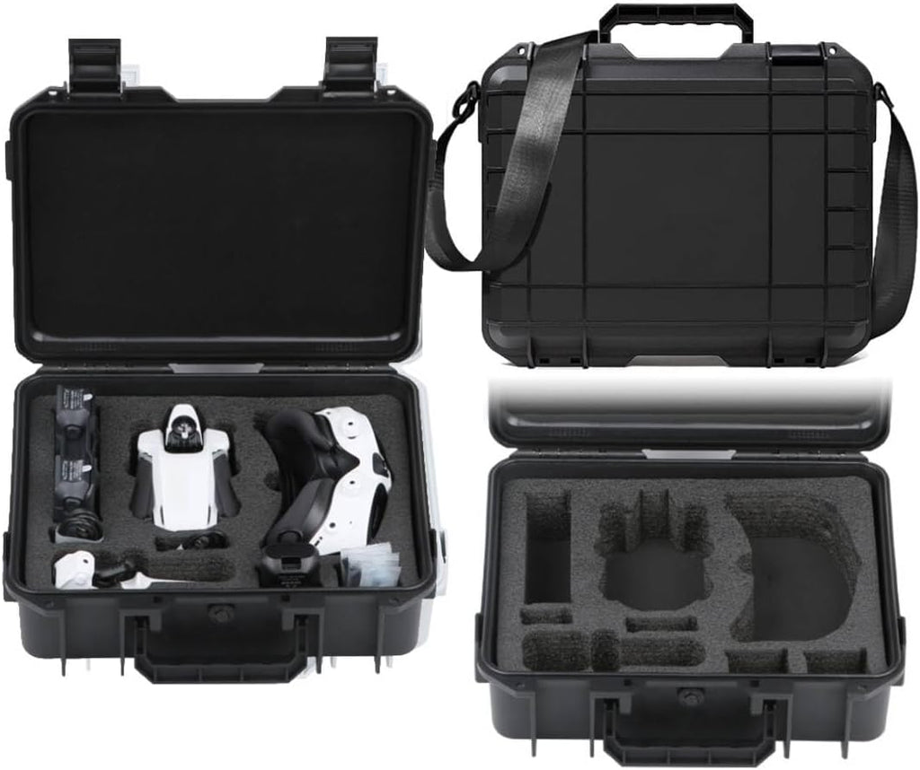 Hard Carrying Case for Antigravity A1 Explorer Bundle, Waterproof Travel Case Storage Shoulder Bag for Antigravity A1 Drone, Vision Goggles, Grip Controller, Charging Hub and Accessories (Black)