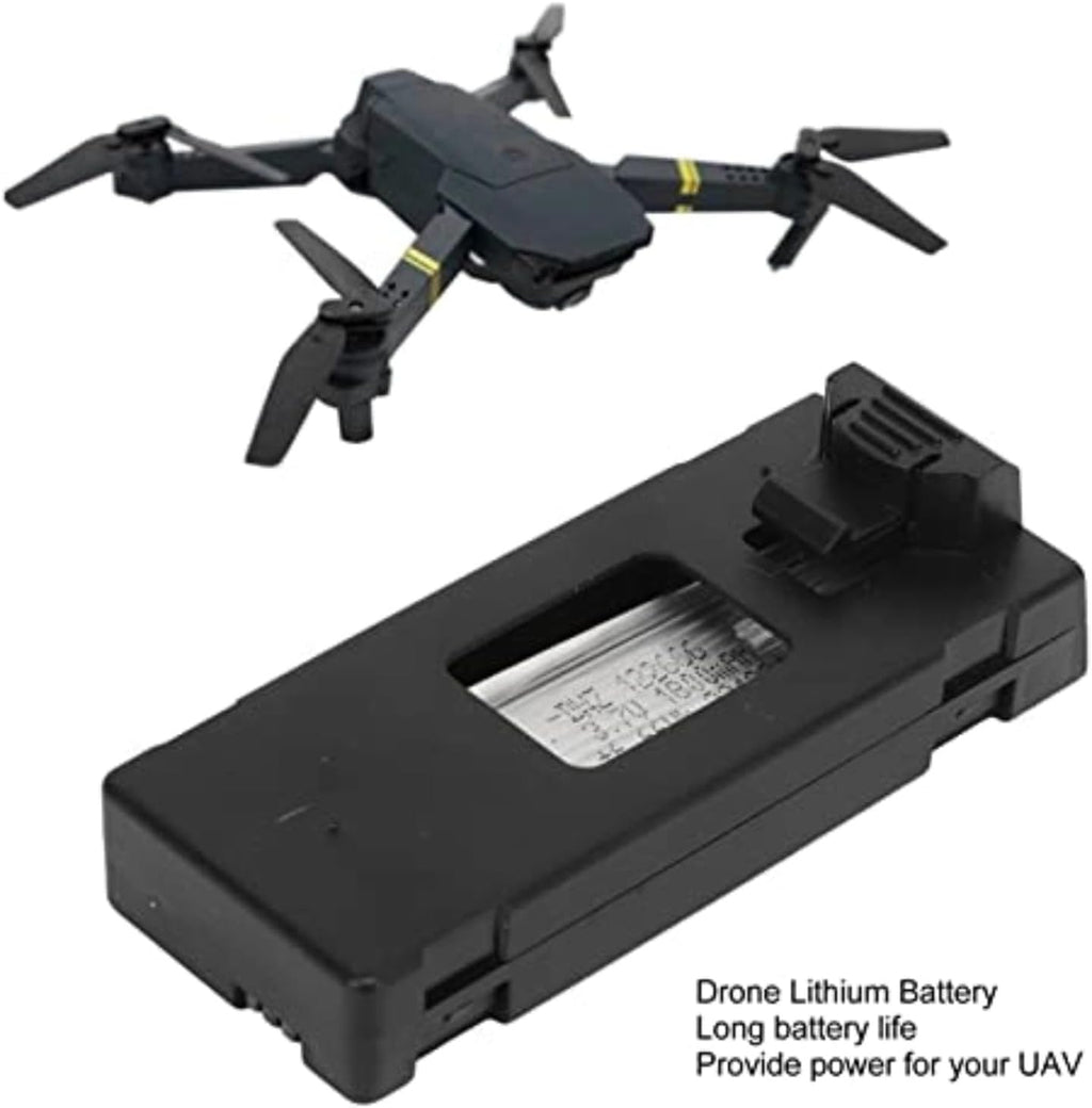 5Pcs Drone Lithium Battery, 3.7V 1800mAh RC Drone Lithium Battery for E88 E88PRO LsE525 E525 PRO, with 5 in 1 Charging Cable