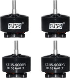 DYS 4pcs X3115 900KV Drone Brushless Motor,6S FPV Motor for 8,9,10inch Freestyle Long Range FPV Drone,FPV Racing Quadcopter Motor,Multirotor Drone Motors