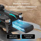 Drone For Adult,4.5 Screen,5G Remote Controller With Camera,6K HD Camera FPV Live Video,Altitude Hold Gesture Selfie One Key Take Off Landing 3D Flips Waypoint Fly Drone (3 Batteries)