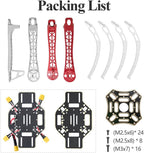 HAWK¡¯S WORK F450 Drone Frame, 450mm Wheelbase Quadcopter Frame Kit with Landing Skid Gear (Standard)