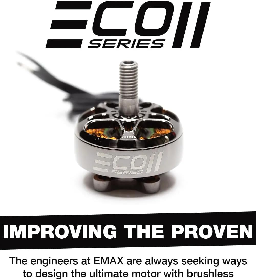 ECO II 2807 1300KV Brushless Motor 3-6S RC Motors for FPV Racing Drone FPV Multicopter RC FPV Racing RC Drone Racing Quadcopter Spare Parts RC Parts