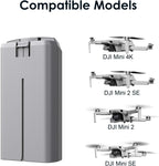 KUWATA Intelligent Flight Battery for DJI Mini 4K, Mini 2 SE, Mini 2, Mini SE, 2400mAh, 2026 Upgraded Edition, Camera Drone Extended Battery, NOT for SPECTA