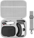 Hard Case for Antigravity A1, Waterproof PU Large Capacity Storage Shoulder Bag Travel Carrying Case for Antigravity Vision Goggles, Grip Controller and Drone Accessories (Standard Bundle)