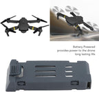 RC Drones Lithium Battery,Remote Control UAV Battery Portable,RC UAV Replacement Battery for E58 L800 JY019 S168 X Pro E88 E88MAX E525 E99 K3,3.7V (1800mAh)