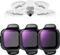 NEEWER ND/PL Filter Accessories Set Compatible with DJI Flip Drone (3 Pack), ND8/PL ND16/PL ND32/PL Snap On Multicoated HD Optical Glass Neutral Density Polarized ND Lens Filter Kit, FL-N37
