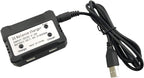 Accessories 2PCS 7.4V 2700mAh Drone Lithium Battery with 2 in 1 Charger for Hubsan x4 H501S Pro H501A H501C H501S H501M H501S W H501S pro Brushless Quadcopter Drone