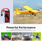 Zeee Premium Series 3S Lipo Battery 850mAh 11.1V 100C with XT30 Plug for FPV Racing Drone Quadcopter Helicopter Airplane RC Boat RC Car RC Models(2 Pack)