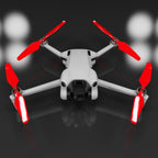 Master Airscrew Super Stealth Propellers for DJI Mini 4 Pro & Mini 3 Pro - Red, 4 propellers in Set