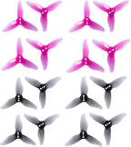 16pcs Gemfan Hurricane 2023 2 Inch 3-Blade Propeller 3 Holes Props 1105-1108 Motor for Toothpick RC Drone FPV Racing(8CW 8CCW)