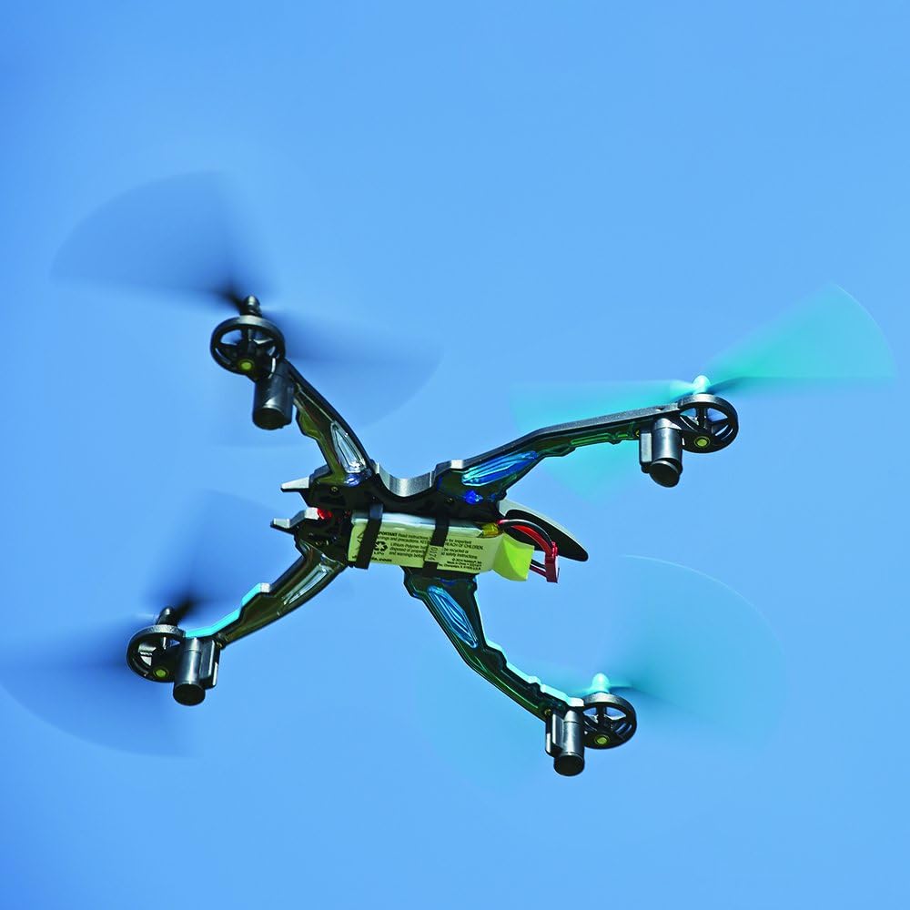 Dromida Ominus Unmanned Aerial Vehicle (UAV) Quadcopter Ready-to-Fly (RTF) Drone with Radio System, Batteries and USB Charger (Red)
