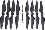 Blomiky 2 Sets 8 Pack F7 Foldable Propellers Replace Spare Pros Compatible with Bwine F7GB2 F7 SJRC F7S F7 4K 9800FT RC Quadcopter Drone F7 Propeller 2