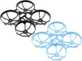 BETAFPV 2pcs Meteor75 Pro Brushless Whoop Frame | Triangle Bilateral Stretch Structure Motor Holder Hole | Larger Lipo Battery Slot for 45mm Propellers 550mAh 1S Lipo 0802SE 1102 Series Motors