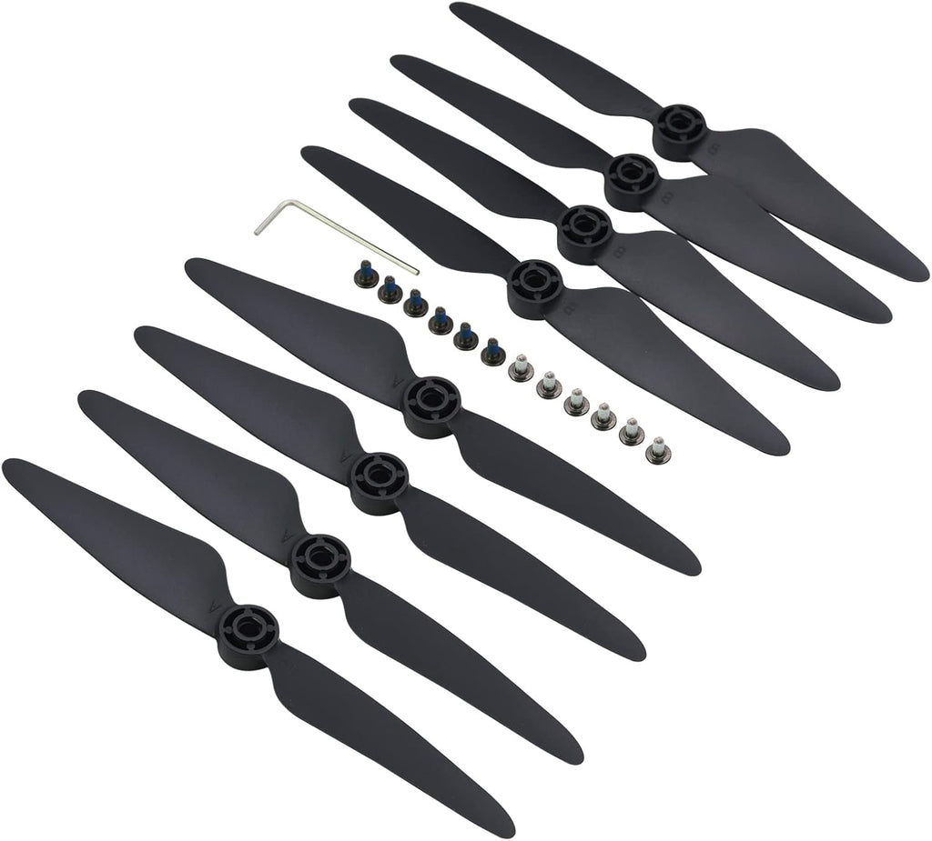 Blomiky 2 Sets 8 Pack F7 Foldable Propellers Replace Spare Pros Compatible with Bwine F7GB2 F7 SJRC F7S F7 4K 9800FT RC Quadcopter Drone F7 Propeller 2