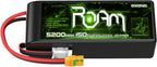 OVONIC Roam Series 6S Lipo Battery 5200mAh 6S1P 150C 22.2V Long Range Lipo Battery with XT90-S Anti Spark Plug for 7-10 inch Long Range Drone 6S HD Cinelifter Multirotor X-Class