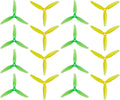 16pcs Fpv Drone Props Propeller: HQProp Ethix S4 Prop Lemon Lime 5x3.7x3 Tri-Blade 5 Inch Props for 4S 6S FPV Freestyle Racing,8xCW 8xCCW